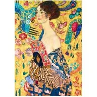 Puzzle - Bluebird Puzzle 1000 elementów. Kobieta z wachlarzem, Gustav Klimt - miniaturka - grafika 1