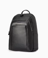 Torebki damskie - PUCCINI Skórzany plecak męski czarny - miniaturka - grafika 1