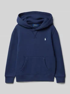 Bluza z kapturem z wyhaftowanym logo - Swetry dla chłopców - miniaturka - grafika 1