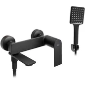 Baterie wannowe i prysznicowe - Rea Bateria wannowa Storm Czarna B9989 - miniaturka - grafika 1