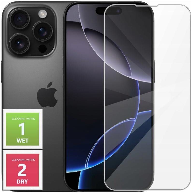 Szkło hartowane do Apple iPhone 16 Pro - Szkiełko ochronne 2.5D, 9H