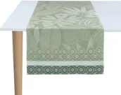 Ściereczki, gąbki, czyściki - Le Jacquard Fran ais Bieżnik żakardowy Nature Sauvage Zielony - miniaturka - grafika 1