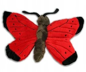 Pluszowe ZOO: maskotka Motyl, Motylek czerwony 17cm (69426) - Maskotki i pluszaki - miniaturka - grafika 1