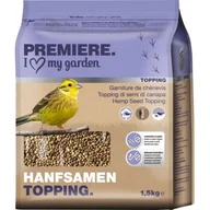 Karma dla ptaków - PREMIERE Nasiona konopi Posypka 1,5 kg - miniaturka - grafika 1