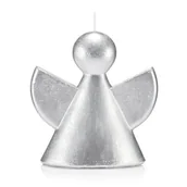 Świece - Świeca ANIOŁ ART kolor SREBRNY - miniaturka - grafika 1