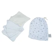 Pozostałe akcesoria do kąpieli i SPA - Myjki muślinowe zestaw 5 szt. – Bébé Douceur - miniaturka - grafika 1