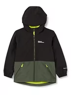Kurtki i płaszcze dla chłopców - Jack Wolfskin Chłopięca kurtka Snowy Days, Thyme Green, 176 - miniaturka - grafika 1