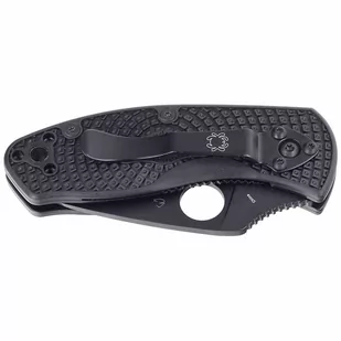 Nóż Spyderco Ambitious Black FRN, Black Blade (C14 - Noże - miniaturka - grafika 1
