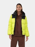 Kurtki damskie - 4F Kurtka zimowa 4FAW23TDJAF230 Zielony Regular Fit - miniaturka - grafika 1