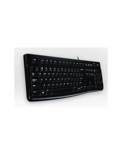 LOGITECH K120 Corded Keyboard czarna 920-002492 - Klawiatury - miniaturka - grafika 1