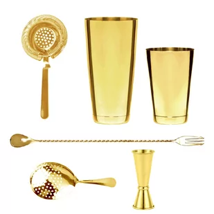 Set barmański złoty kod: BPR-103 - Pozostałe akcesoria barmańskie - miniaturka - grafika 1