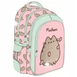 PLECAK SZKOLNY 4-KOMOROWY PUSHEEN PINK BPL58, 22L, 780G, KLASA 1-3