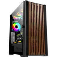 Obudowy komputerowe - Obudowa VETENI Woody ARGB czarna (VT-WOODY-01BK) - miniaturka - grafika 1
