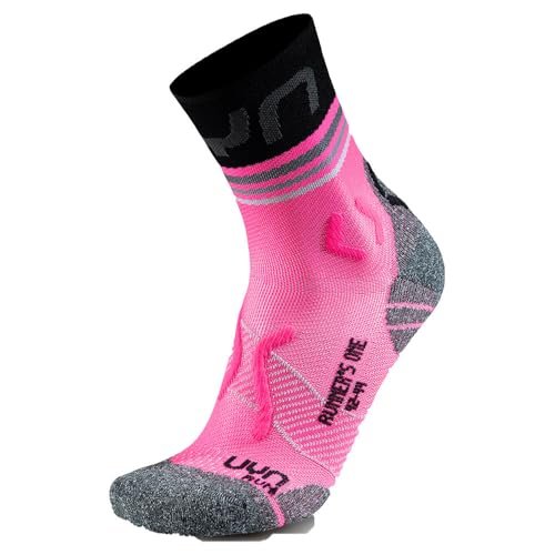 UYN UYN Femme Runner's One Short Chaussettes, Pink Fluo, 41 Skarpety męskie i damskie (1 szt.)