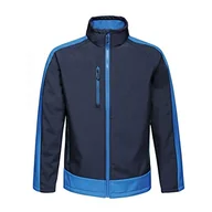 Płaszcze damskie - Regatta TRA618 5WV90 profesjonalny kontrastowy wodoodporny 3-warstwowy płaszcz membranowy typu softshell, Nvy/NewRoyal, XXL TRA618 5WV90 - miniaturka - grafika 1