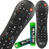 Piloty - ORYGINAŁ PILOT DO DEKODERA CYFROWY POLSAT BOX EVOBOX PVR BATERIE AAA ZESTAW - miniaturka - grafika 1