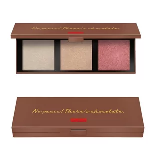 Pupa Zero Calorie Face Highlighters Palette 001 Cherry Chocolate 9 g - Rozświetlacze do twarzy i ciała - miniaturka - grafika 1