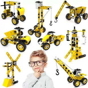 Klocki Konstrukcyjne 100El Maszyny Pojazdy 8W1  U472 - Modele do sklejania - miniaturka - grafika 1