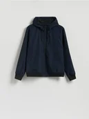 Kurtki męskie - Reserved - Kurtka wiatrówka z podszewką - granatowy - miniaturka - grafika 1