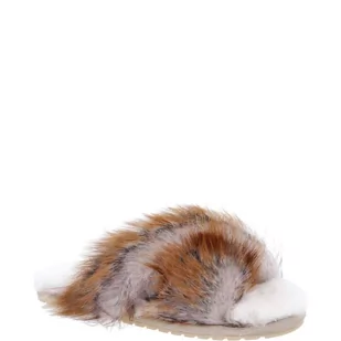 EMU Australia Wełniane obuwie domowe Mayberry Lava | z dodatkiem skóry - Kapcie damskie - miniaturka - grafika 1