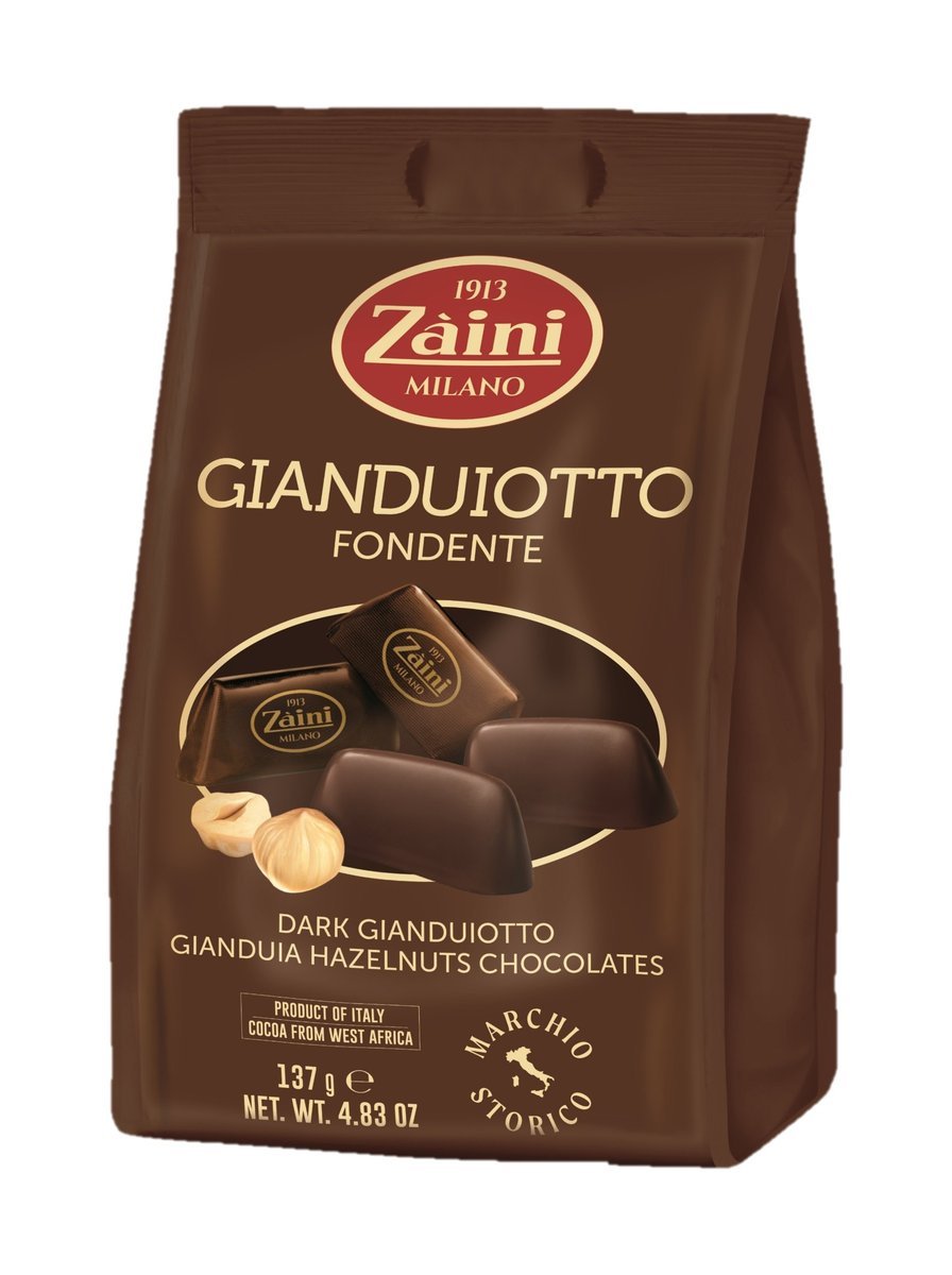 GIANDUIOTTO FONDENTE SŁYNNE WŁOSKIE CZEKOLADKI DESEROWE ZAINI 137G