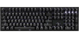 Ducky One 2 White LED klawiatura Uniwersalne USB Niemiecki Czarny, Biały - Klawiatury - miniaturka - grafika 1