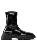 Botki damskie - LOVE MOSCHINO Botki JA24225G0LIIZ000 Czarny - miniaturka - grafika 1