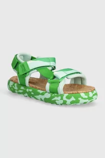 Buty dla chłopców - Camper sandały dziecięce kolor zielony - grafika 1