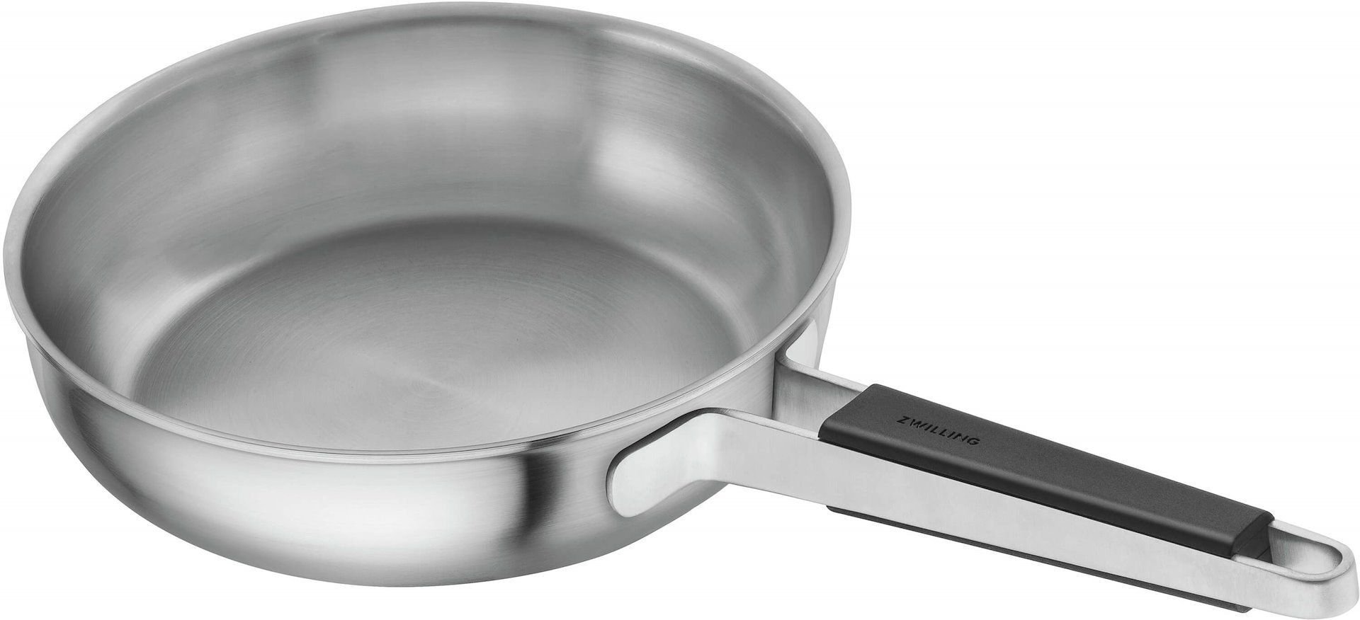 Patelnia Zwilling ZWILLING PURE Patelnia indukcyjna płytka - 24 cm, srebrny