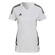 Spodenki damskie - adidas Damski Con22 JSY W Jersey (szorty Sleeve), biały/czarny, S - miniaturka - grafika 1
