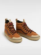 Trampki damskie - Vans Skórzane sneakersy "Sk8-Hi" w kolorze jasnobrązowym - miniaturka - grafika 1