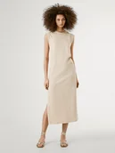 Sukienki - Pepe Jeans Sukienka "Ari" w kolorze beżowym - miniaturka - grafika 1