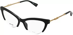 Moschino Damskie okulary przeciwsłoneczne Mos612, czarne, 50, czarny - Okulary przeciwsłoneczne - miniaturka - grafika 1