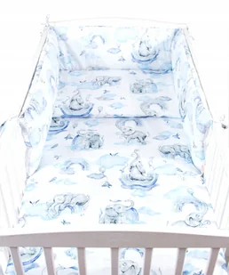 BabyLux Pościel Do Łóżeczka 120x60 Dziecięca Niemowlęca 120X90 cm 4EL N126 - Pościel dla dzieci - miniaturka - grafika 1