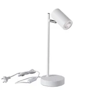 Lampy stojące - Lampa stołowa biała regulowana EVALO TL 1xGU10 10W Kanlux - miniaturka - grafika 1