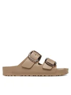 Klapki i japonki damskie - Birkenstock Klapki Arizona Big Buckle Eva 1030389 Brązowy - miniaturka - grafika 1