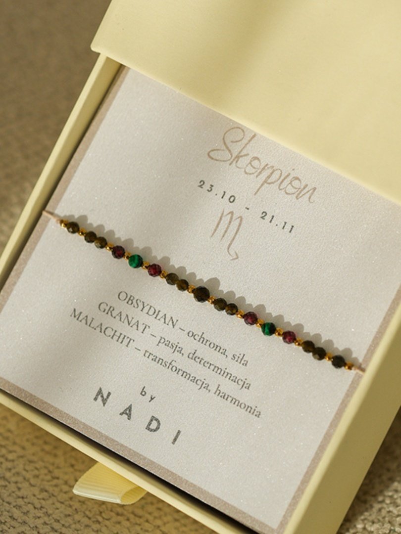 Bransoletka znak zodiaku Skorpion No2 - byNADI