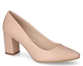 Półbuty damskie - Półbuty damskie Sergio Leone PB414 cielisty - miniaturka - grafika 1