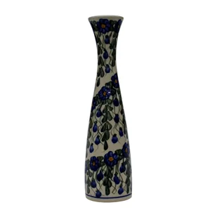 Ceramiczny wazon smukły Ceramika Bolesławiec - Wazony i flakony - miniaturka - grafika 1