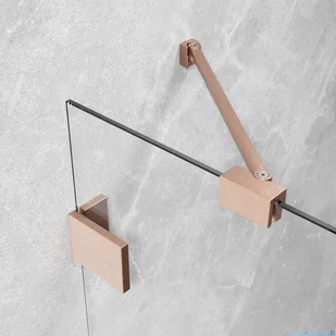 Radaway Essenza Pro Brushed Copper Pnj II parawan nawannowy 70cm L/P szczotkowana miedź 10101070-93-01 - Akcesoria do armatury i ceramiki - miniaturka - grafika 5
