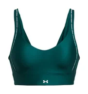 Biustonosze - Stanik treningowy Under Armour UA Infinity Low 2.0 Strap Bra Zielony - miniaturka - grafika 1