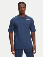 Koszulki męskie - Kappa T-Shirt Nyle 351S5GW Niebieski Regular Fit - miniaturka - grafika 1