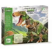 Zabawki kreatywne - Zestaw kreatywny duża makieta do złożenia T-Rex, Crea Lign - miniaturka - grafika 1