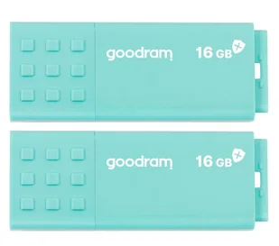 GoodRam UME3 CARE Dwupak 2x16GB USB 3.2 Zielony - Pendrive - miniaturka - grafika 1