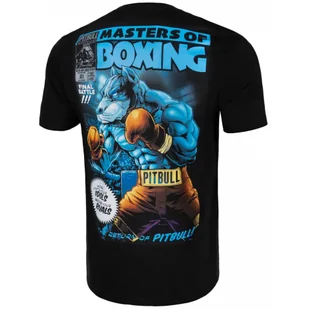 Pit Bull T-Shirt Koszulka Master Of Boxing Black - Koszulki sportowe męskie - miniaturka - grafika 1