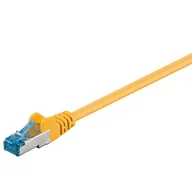 Patchcordy - Goobay Patchcord S/FTP Cat6a LSZH 2m żółty 93740 - miniaturka - grafika 1