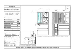 Szafa kablowo-pomiarowa KRSN-P2/2F-NH2/R-NH00/F + keramzyt; - Rozdzielnie elektryczne - miniaturka - grafika 1
