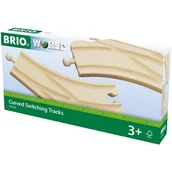 Tory, garaże, parkingi - Brio Olymptoys - Zwrotnica dla torów równoległych 33346 - miniaturka - grafika 1