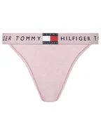 Majtki damskie - Tommy Hilfiger Stringi UW0UW06095 Różowy - miniaturka - grafika 1