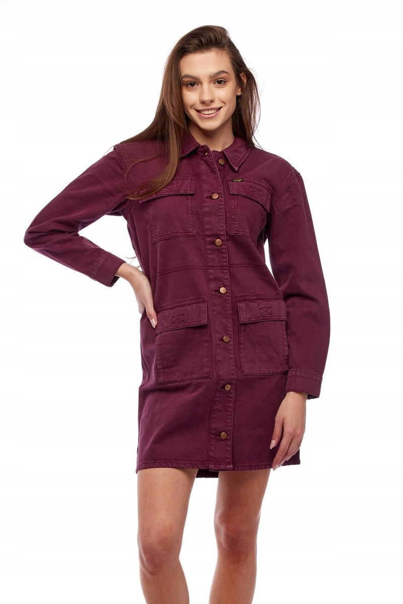WRANGLER UTILITY DRESS WILD BERRY W29YML14K M
